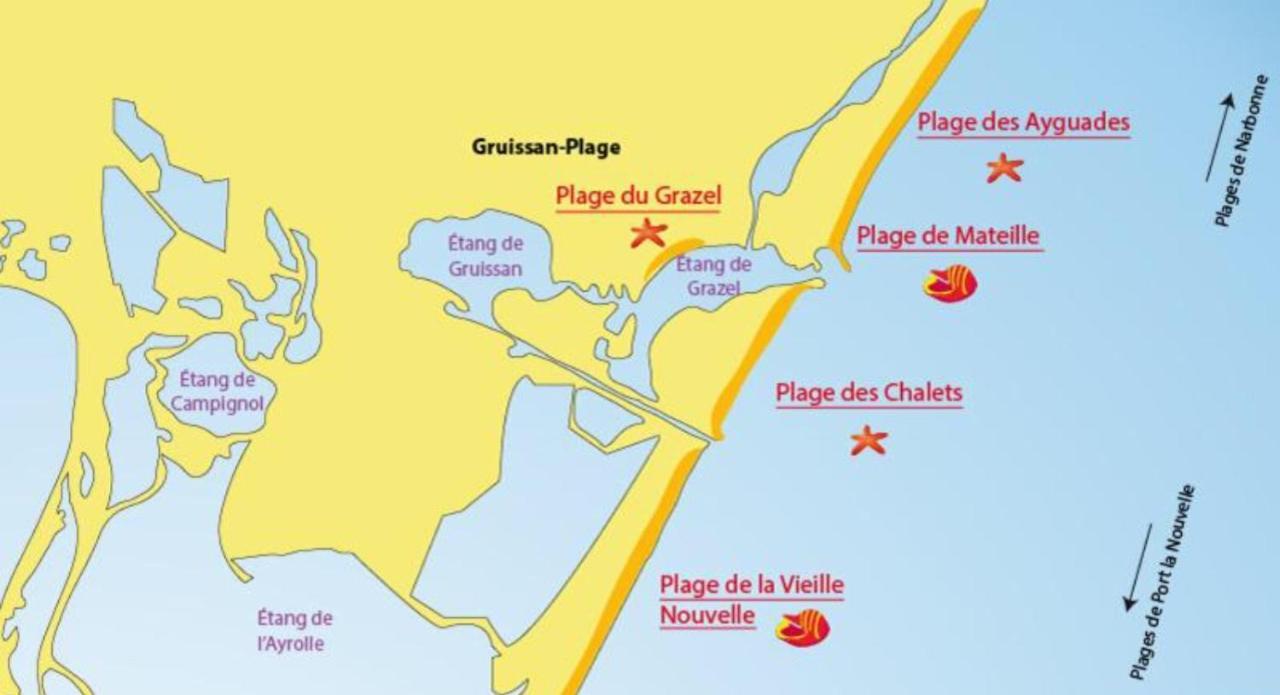 Cap Gruissan Vacances Exterior foto